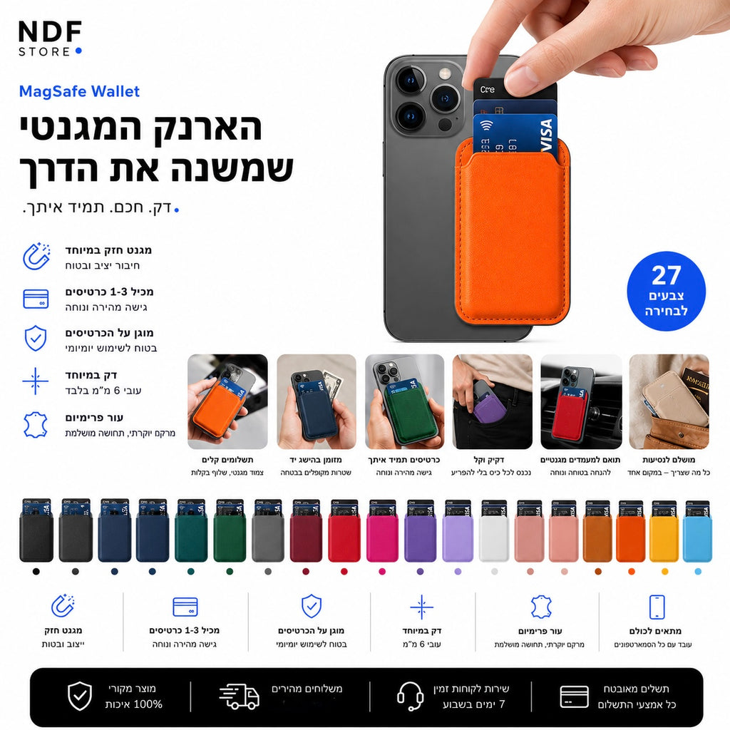MagSafe Walle ארנק דיגיטלי