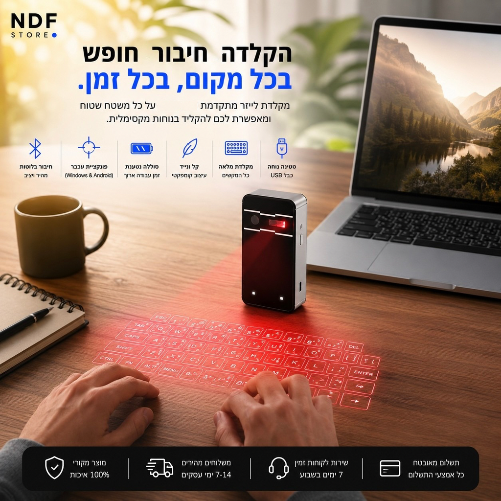 מקלדת לייזר Laser Keyboard