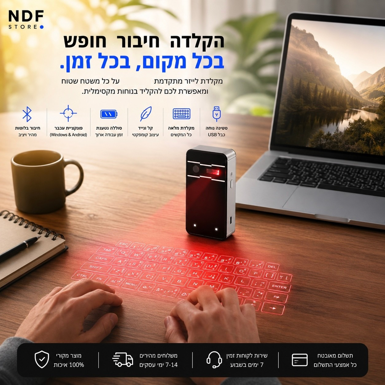 מקלדת לייזר Laser Keyboard