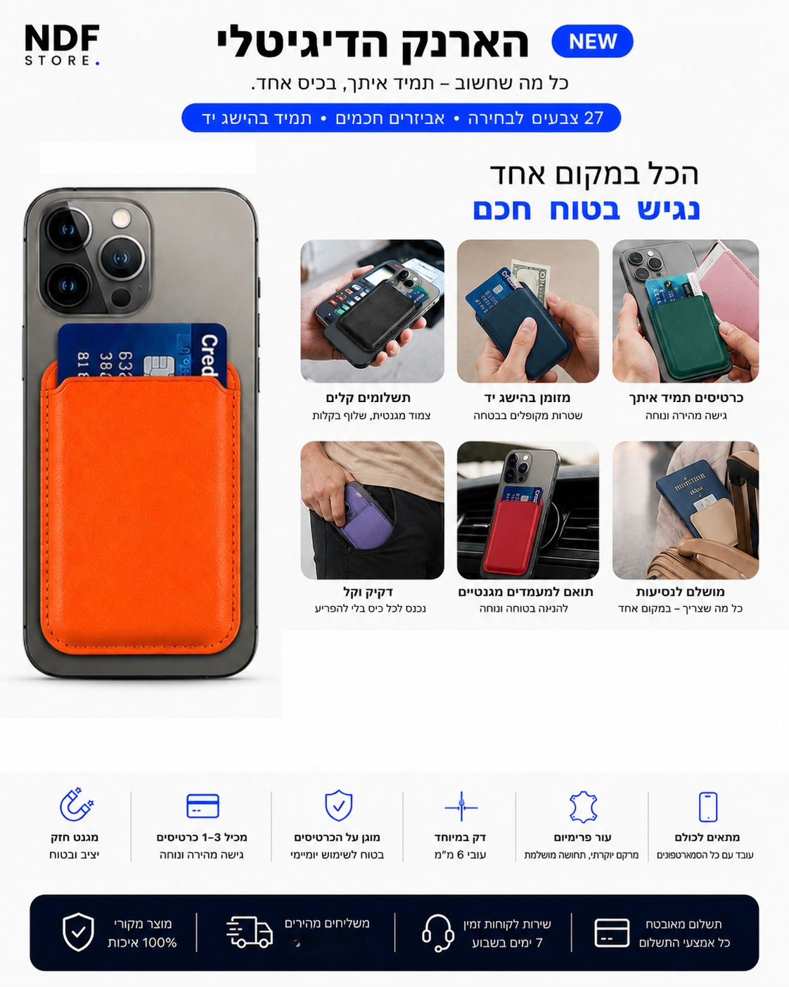 MagSafe Walle ארנק דיגיטלי